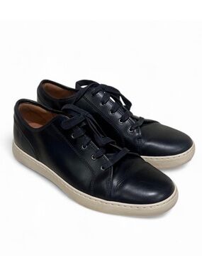 FitFlop Black Leather Comfort Sneakers Size 8